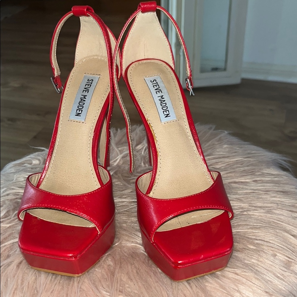 Steve Madden Red Heels